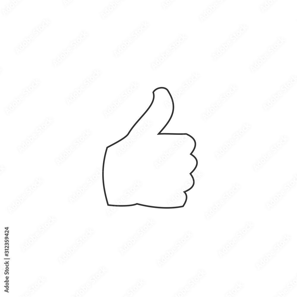 thumbs up icon vector illustration for graphic design and websites thumbs up icon vector illustration for graphic design and websites