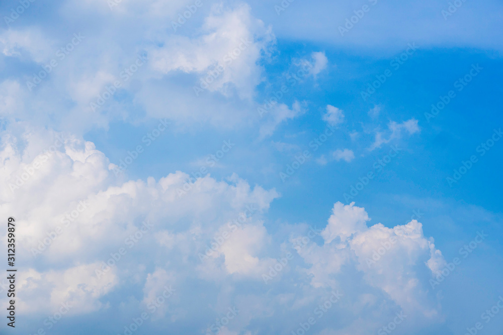 Blue sky with clouds background, Beautiful Amazing shape Blue sky with clouds background, Beautiful Amazing shape