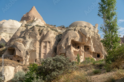 Cave Structures along hike in Rose Valley