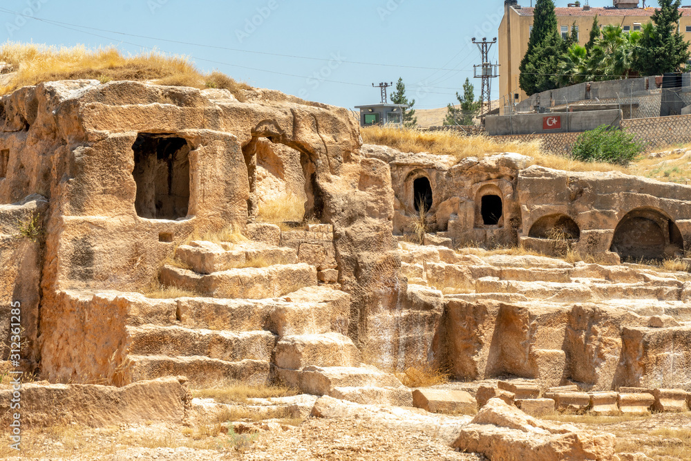 Dara Necropolis outside Mardin, Turkey
