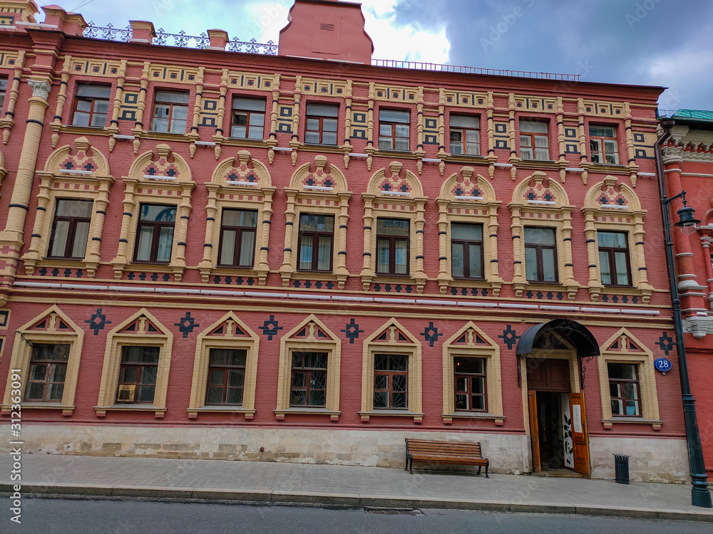 Vysokopetrovsky monastery building in Moscow