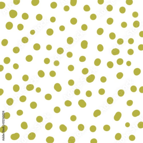 Green dots in white background