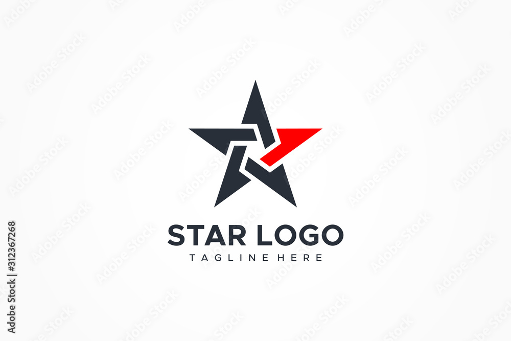 Star Logo. Flat Vector Logo Design Template Element Star Logo. Flat Vector Logo Design Template Element