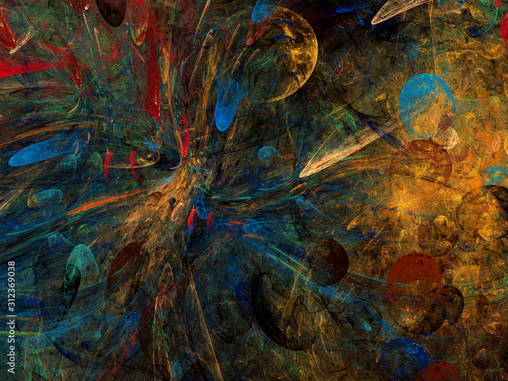 abstract chaotic fractal background 3D rendering illustration abstract chaotic fractal background 3D rendering illustration