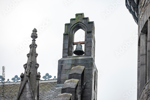Photography old tower of the church, dublin, ireland,irland