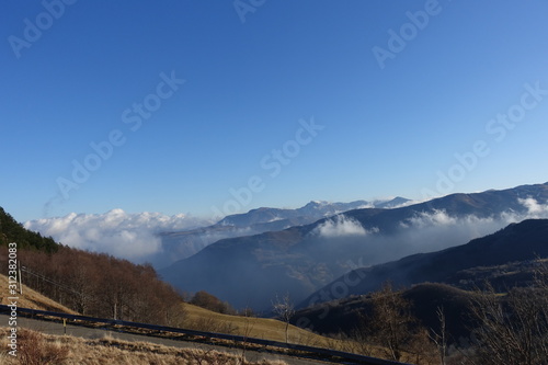 nuvole sull'appennino modenese