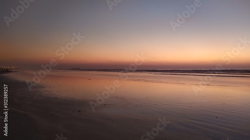 Amazing sunset in Agadir Beach © Daniel