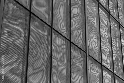 Photography Metal Facade with holes