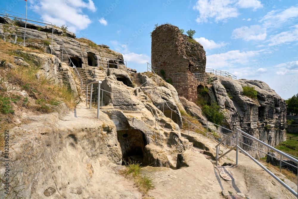 Überreste der Festung Regenstein bei Blankenburg im Harz