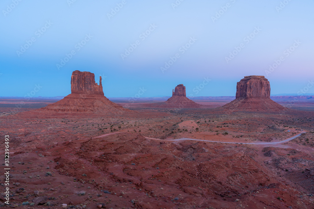 Amazing view of Monument valley.
