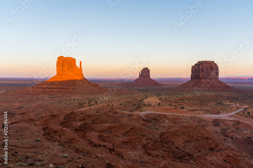 Amazing view of Monument valley.