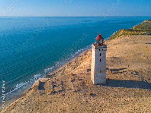 Rubjerg Knude Fyr - North Jutland, Denmark (Aerial)