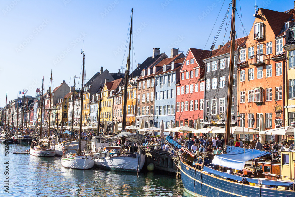 Nyhavn Harbour in Copenhagen