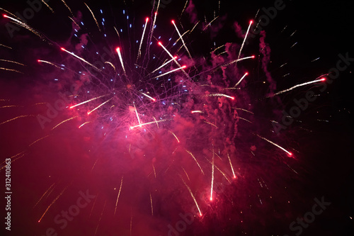 Fireworks celebrating the New Year © erika8213