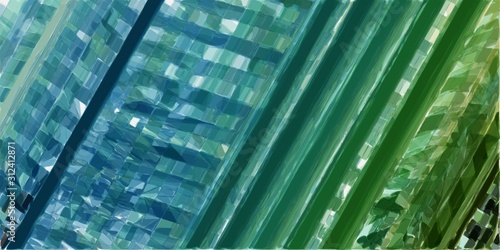 abstract futuristic modern tech stripes wallpaper with teal blue, pastel blue and forest green colors