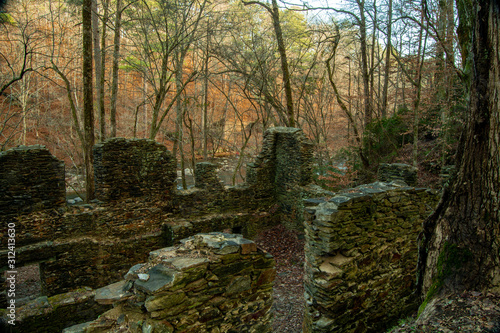 Sope Creek Civil War Ruins in Atlanta Georgia 