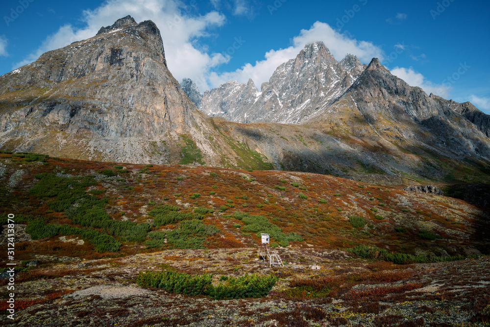 Mountain range Royal Throne on Kodar Ridge Mountain range Royal Throne on Kodar Ridge
