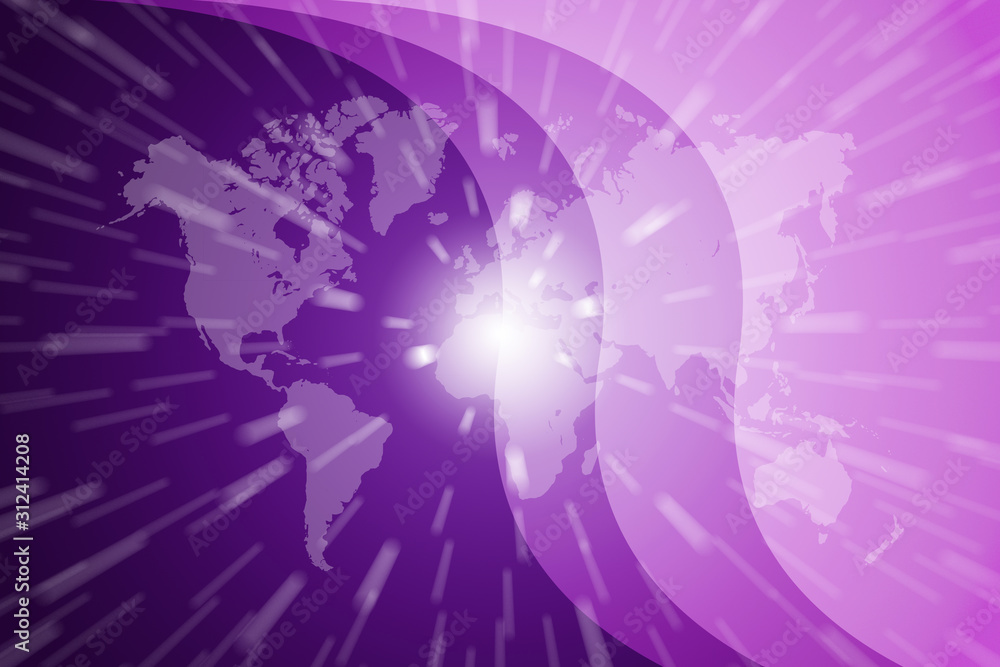 Obraz premium abstract, design, wave, blue, pattern, wallpaper, line, light, texture, illustration, art, lines, backdrop, pink, motion, curve, digital, waves, purple, graphic, space, fractal, backgrounds, computer