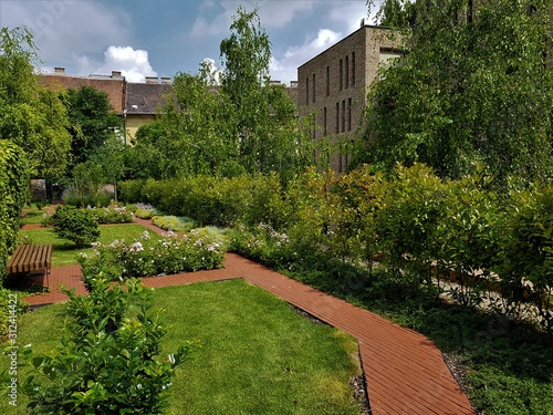 Photography Garden of Gul Baba's Tomb in Budapest, Hungary in June 2019
