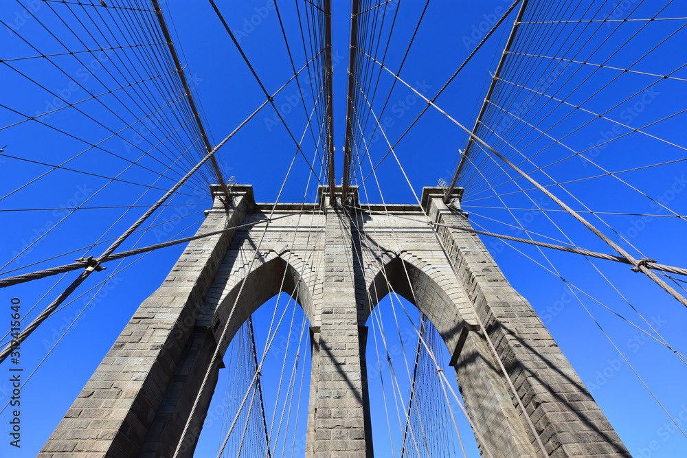 Fototapeta premium Brooklyn Bridge in New York , USA