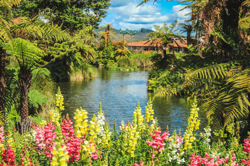 Government Garden in Rotorua, North Island, New Zealand