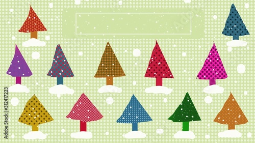 Wallpaper Mural christmas seamless pattern Torontodigital.ca