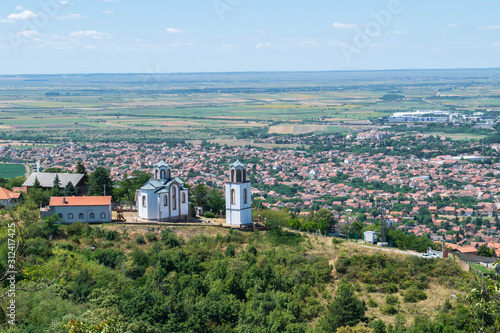 Krsta Chapel above the city of Vrsac, Serbia