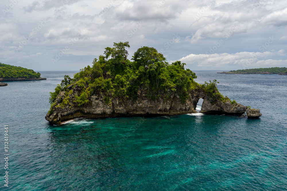 tropical island in Indonesia
