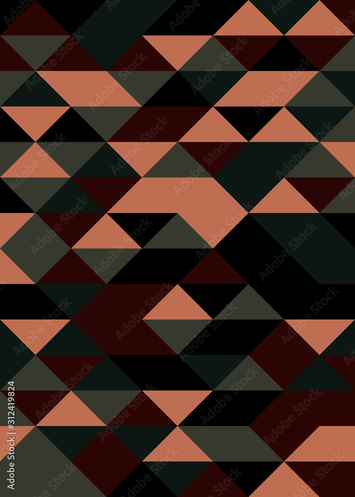 Pattern with random colored Diamonds Generative Art background illustration Pattern with random colored Diamonds Generative Art background illustration