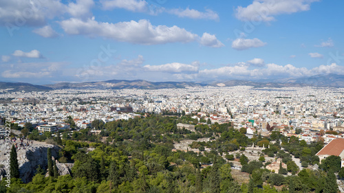 Beautiful aerial panorama of the Athens city in Greece.  © vadim_ozz