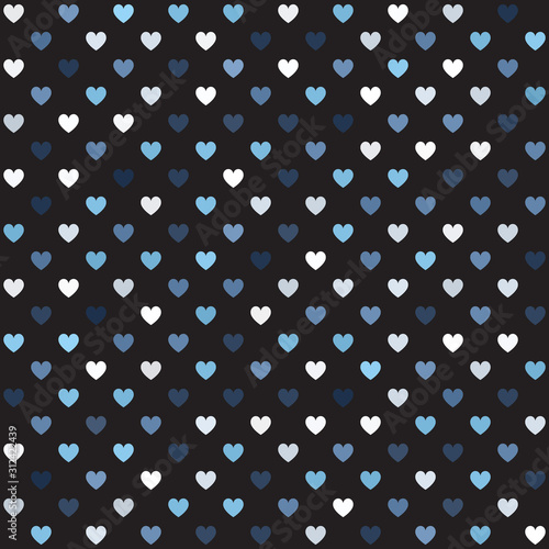 Heart pattern. Seamless vector background