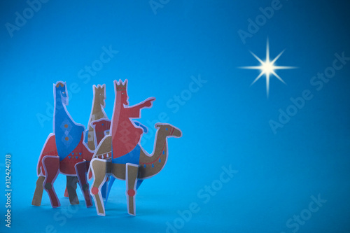 Canvas Print Three kings day