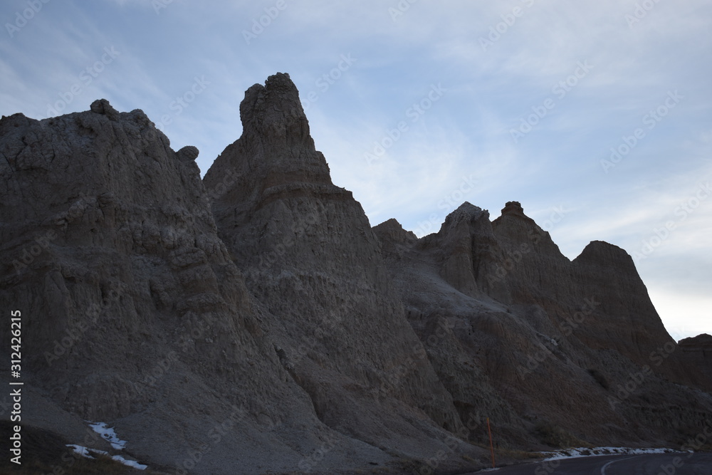 Fototapeta premium non edited badlands south dakota