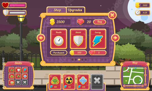 Halloween Game UI