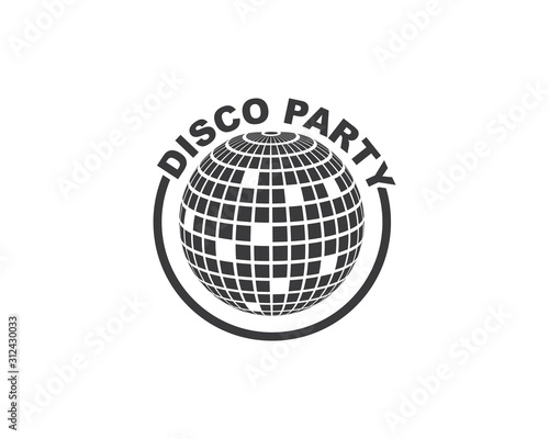 disco ball icon vector illustration design