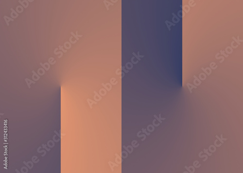 Fotografía Abstract illustration filled with a gradient color, that has a special shape