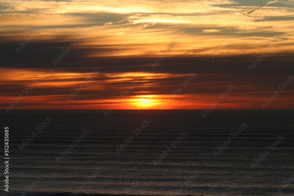 Sunrise over the Ocean
