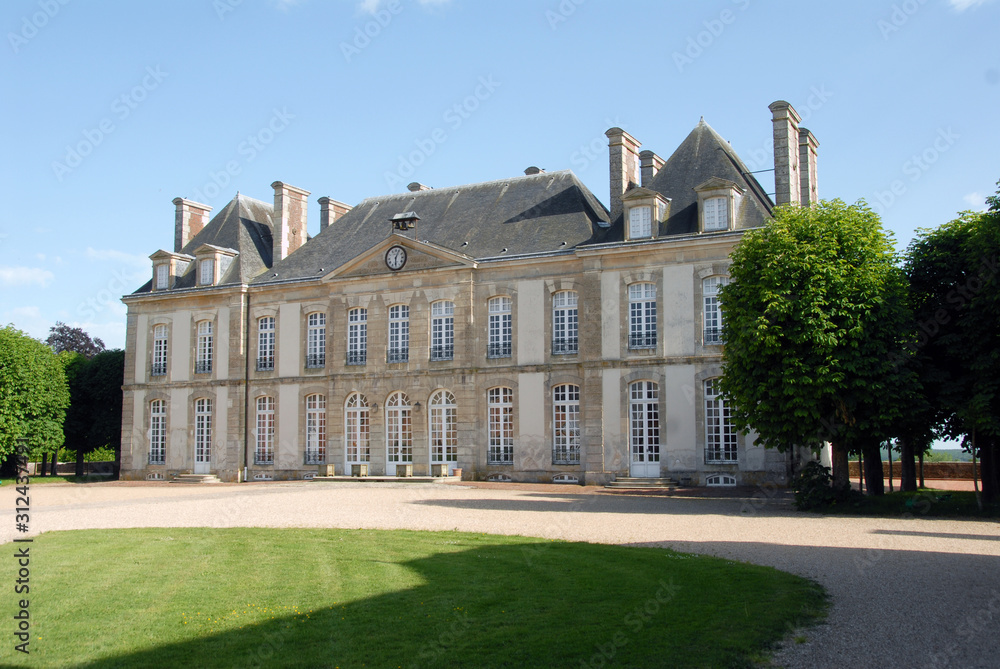 Haras National du Pin, désiré par Louis XIV, édifié sous Louis XV, département de l'Orne en Normandie, France