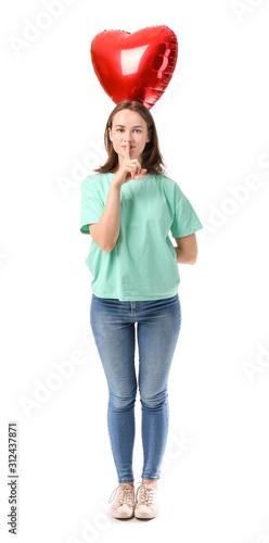 Beautiful young woman with ...