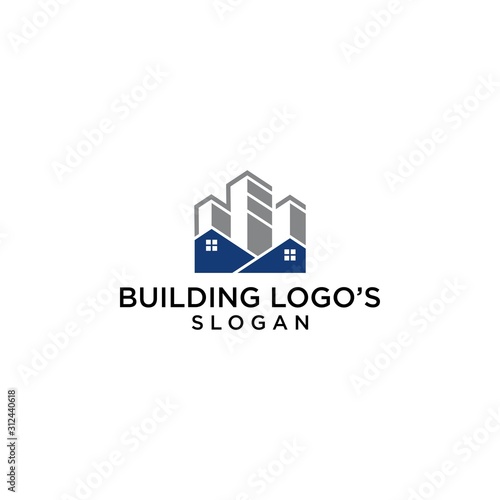 building logo simple premium