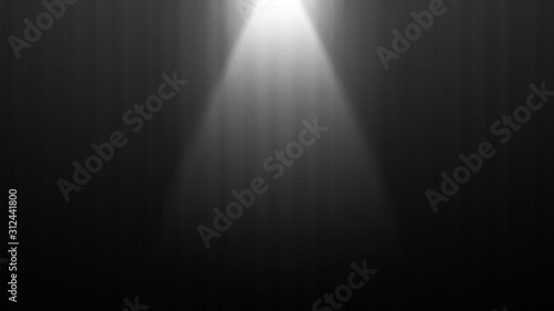 The concert,show, performance on curtain stage background . Empty scene with a spotlight. Stock illustration.