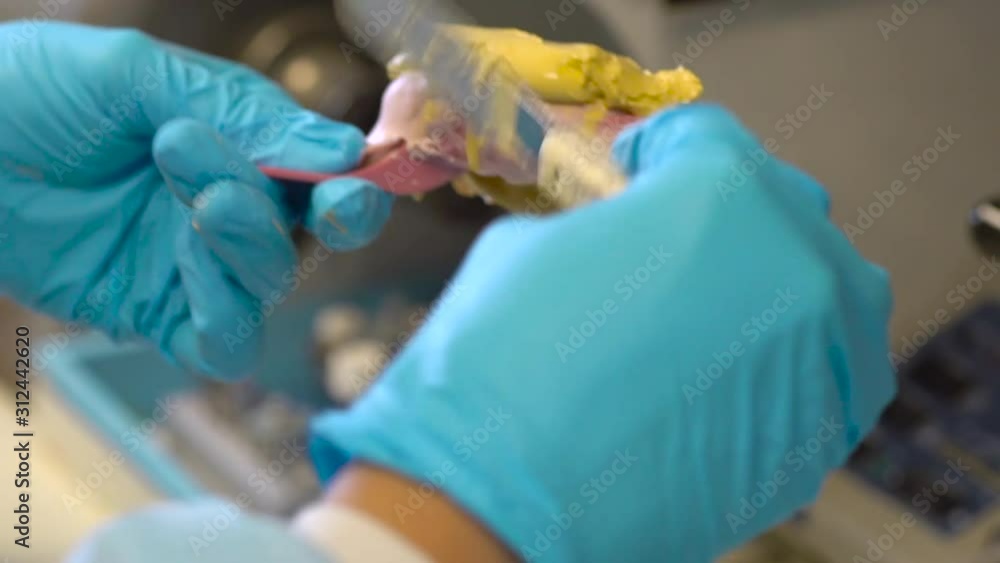 Creating Sillicone Mold for Teeth Creating Sillicone Mold for Teeth