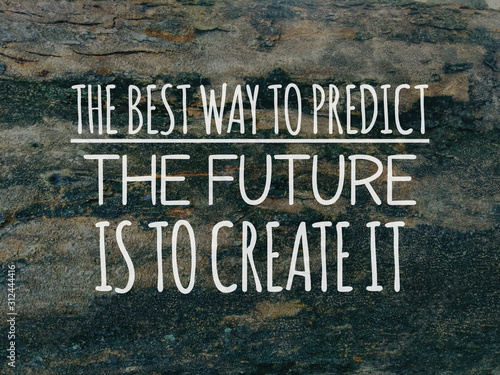 Cuadro en lienzo motivation and inspiration quote on wooden background