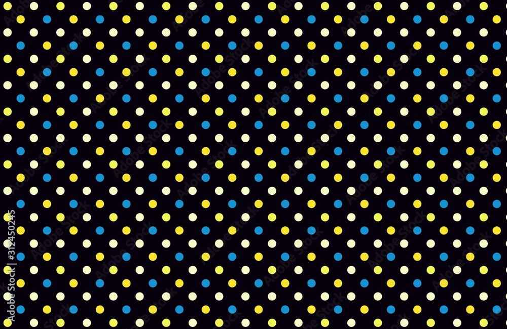 seamless polka dots background