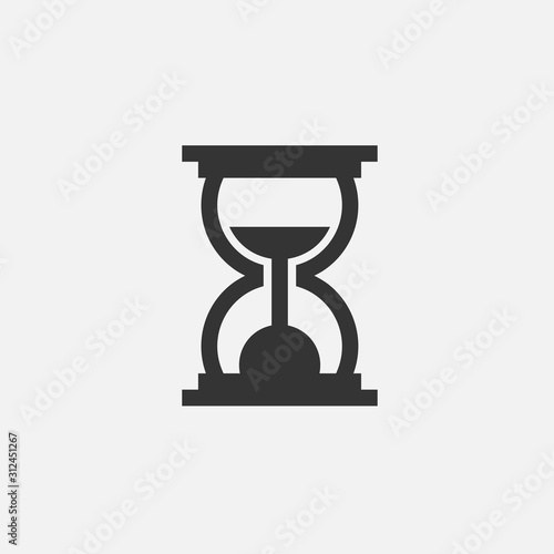 hour glass icon vector illustration for graphic design and websites