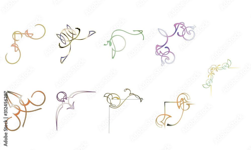 Corner Clipart Vector Set 3012818 Corner Clipart Vector Set 3012818