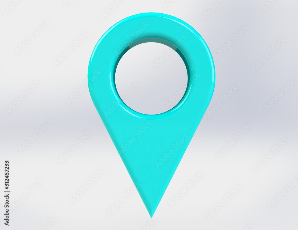 LOCATION pin glossy blue arrow. The concept of tagging a sign landmark needle tip to create a route search. Isolated on white background 3D rendering 3D. – Illustration LOCATION pin glossy blue arrow. The concept of tagging a sign landmark needle tip to create a route search. Isolated on white background 3D rendering 3D. – Illustration