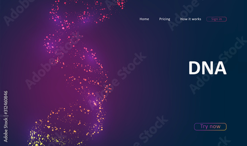 Landing page for a website