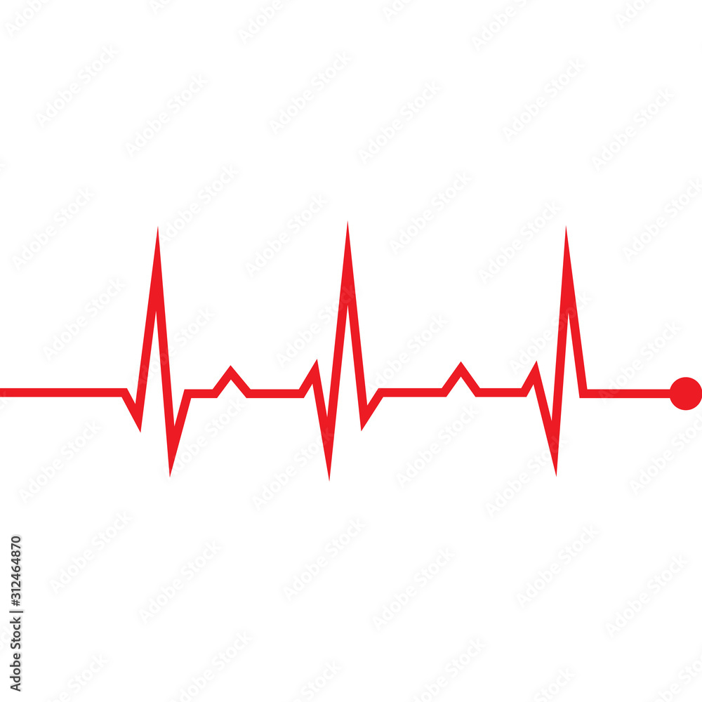 Art design health medical heartbeat pulse vector Art design health medical heartbeat pulse vector