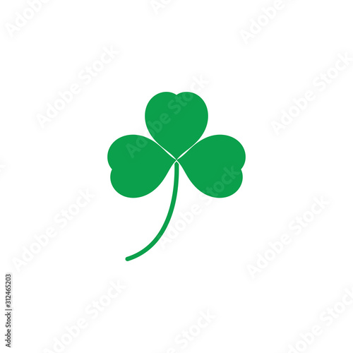 Leaf clover sign icon.saint patrick symbol.design
